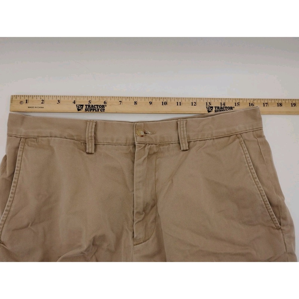 Polo Ralph Lauren Shorts Mens 32 Khaki Classic Fit 9 Inch Chino Flat Front - Picture 5 of 8